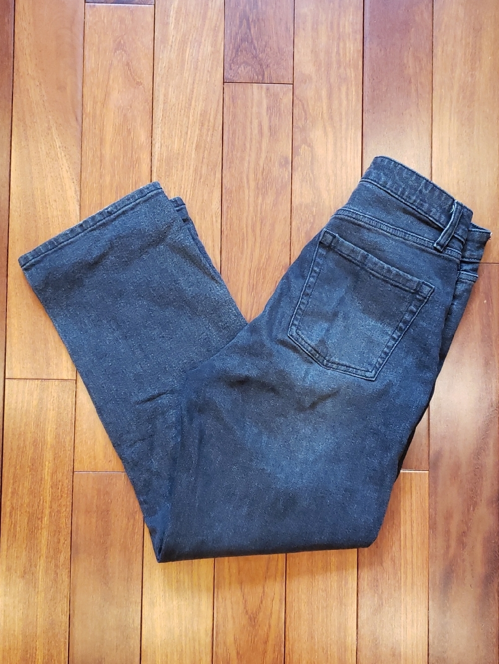 Wild Fable Black Gray Women's 4 Highest Rise Straight denim jeans